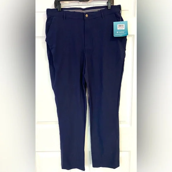 Coolibar Men’s Pants UPF 50+ Marco Summer Golf Casual Pants Navy NWT size 34 - Picture 6 of 13